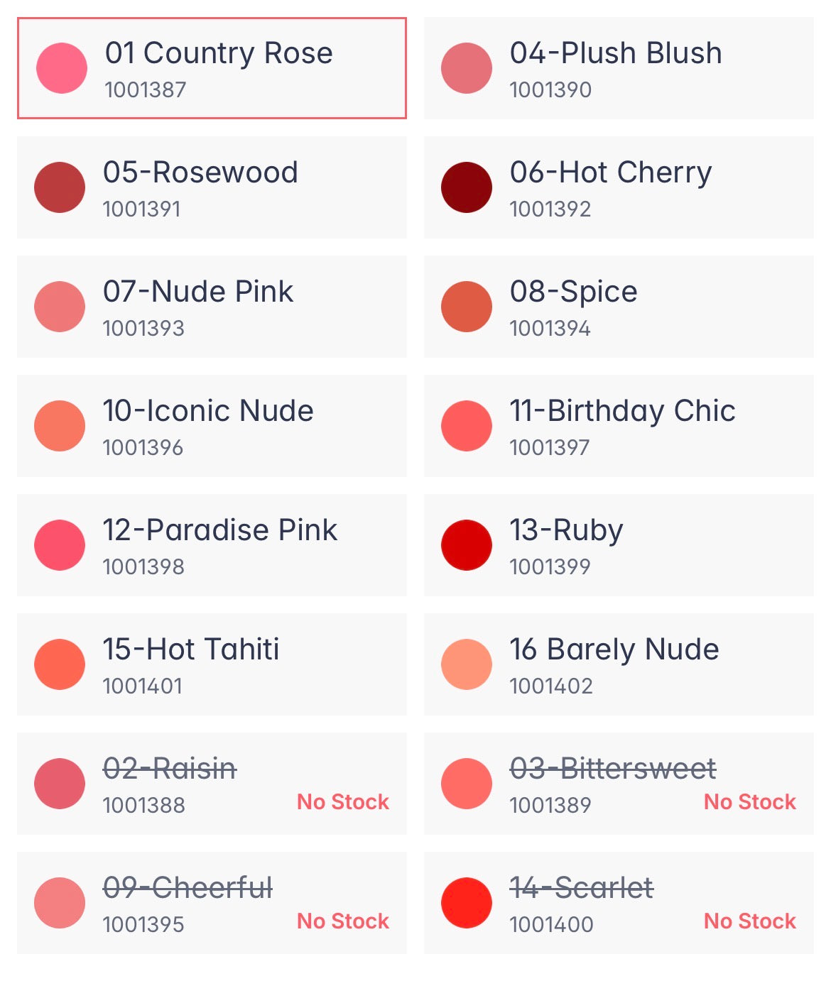 Creamy lipstick