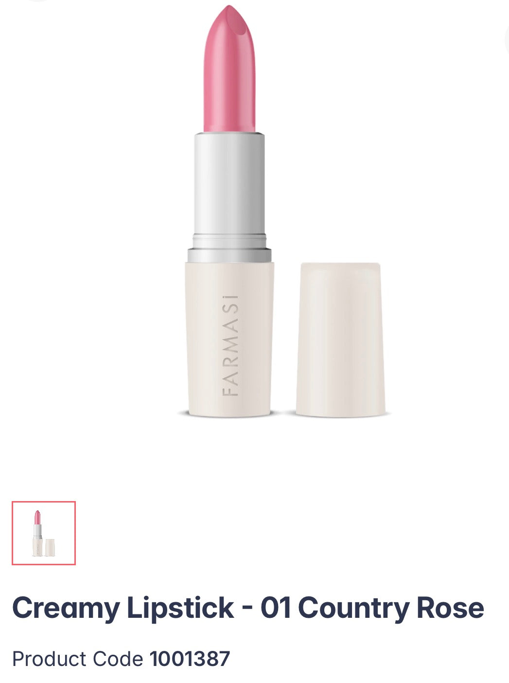 Lipstick with a super creamy formula that hydrates and provides intense, long-lasting color.